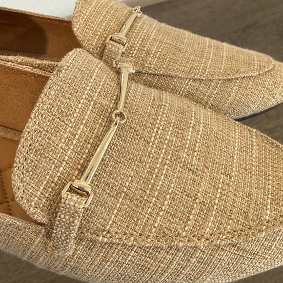Rachael Zoe Tan & Gold Axe Loafers - Picture 7 of 7